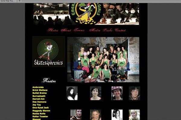 Emerald City Roller Girls website