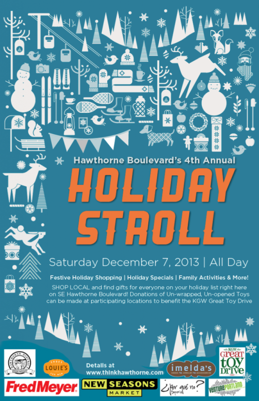 Hawthorned Holiday Stroll poster