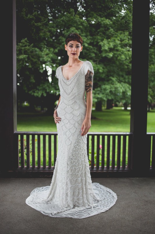 Lesbian Wedding Editorial for AniA Collection Dresses